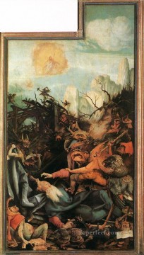 マティアス・グリューネヴァルト Painting - 聖アントニウスの誘惑 ルネサンス マティアス・グリューネヴァルト